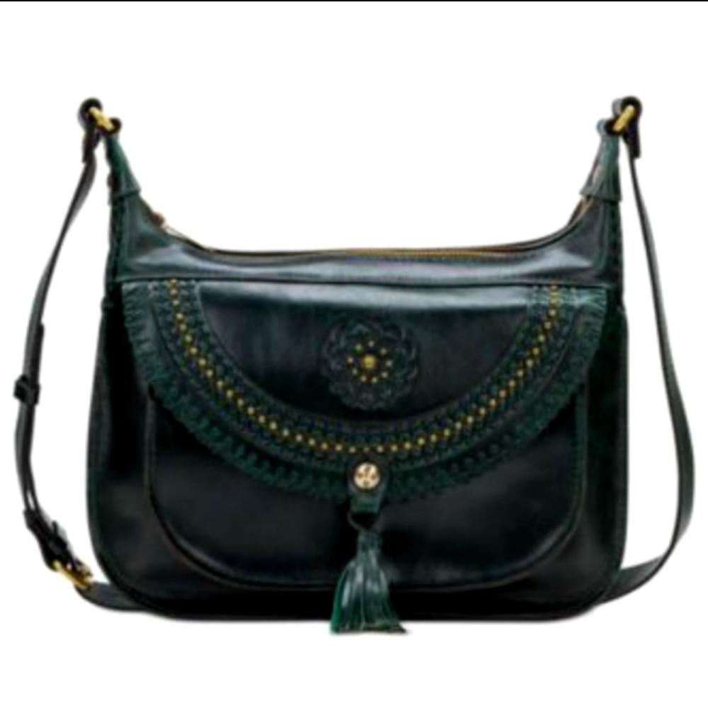 Patricia Nash Distressed leather Camila Crossbody NWOT
